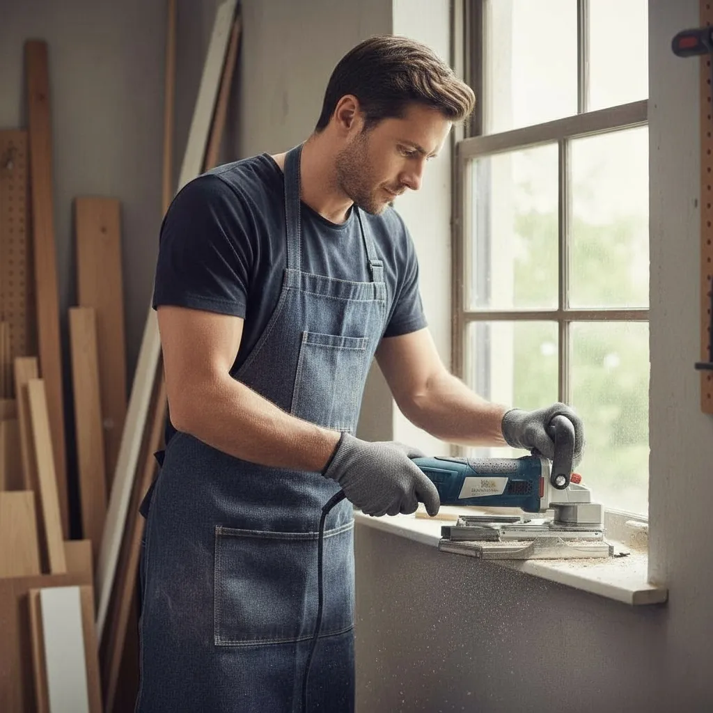 Spezialfräsen für die saubere Demontage von Fensterrahmen und Türzargen.