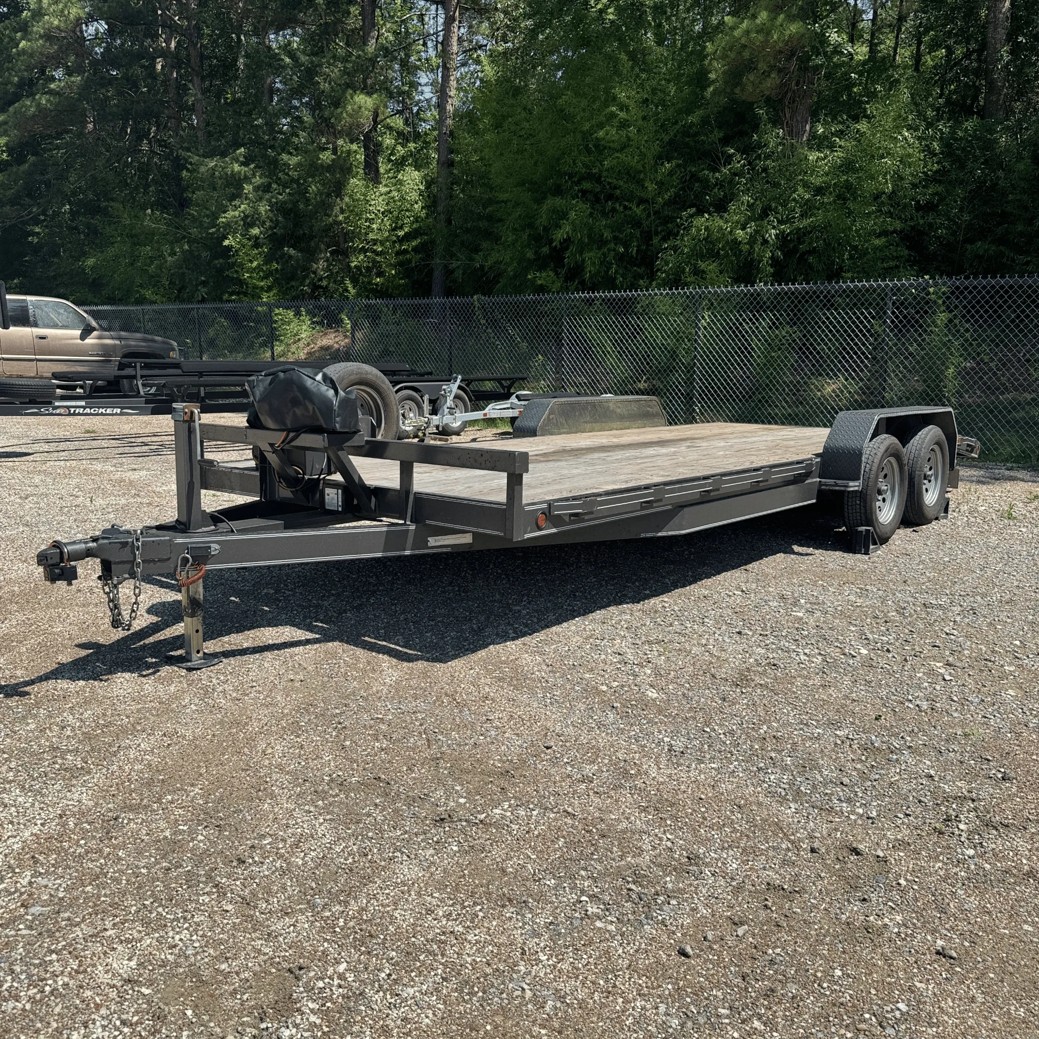 Grey Car Hauler