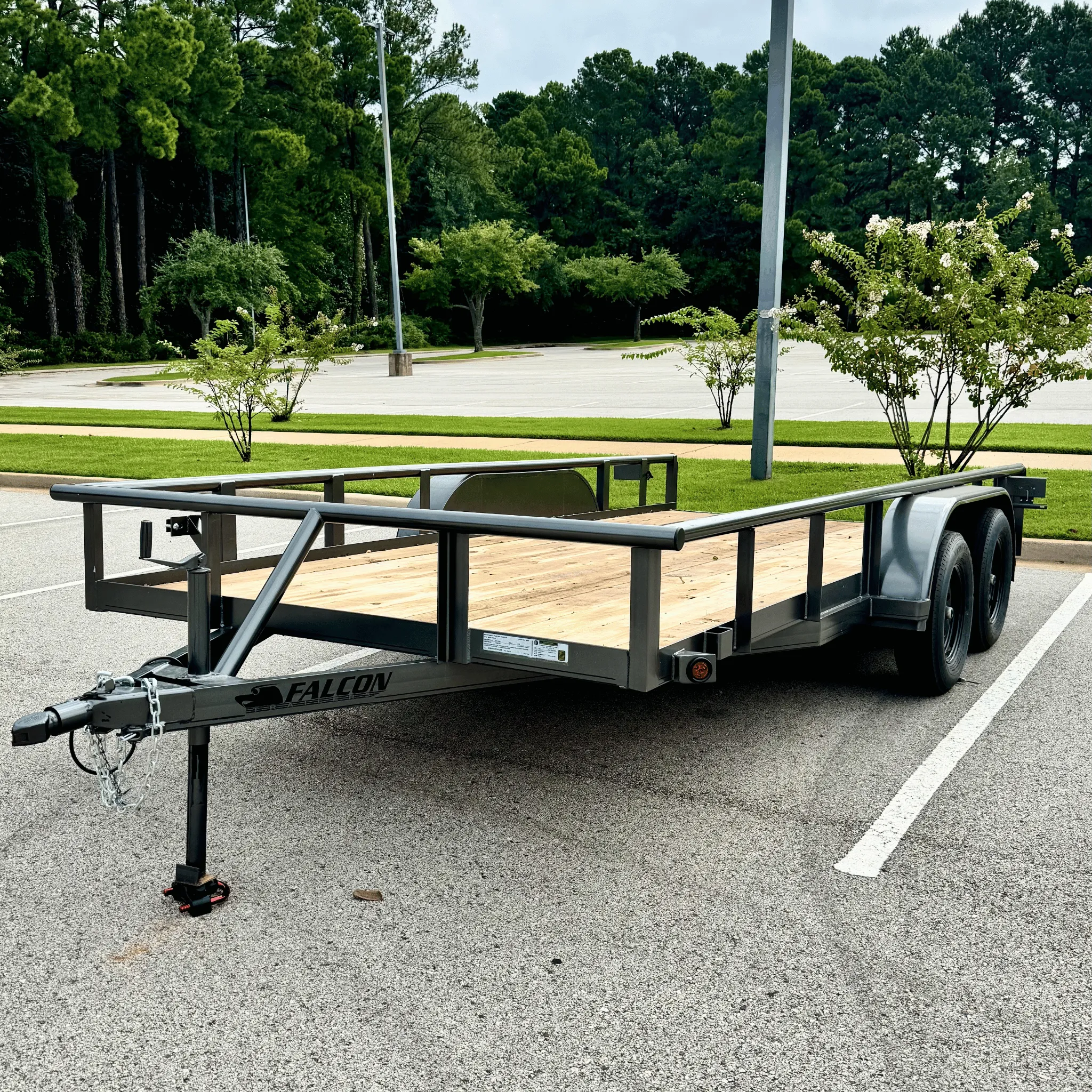 Grey Utility Trailer
