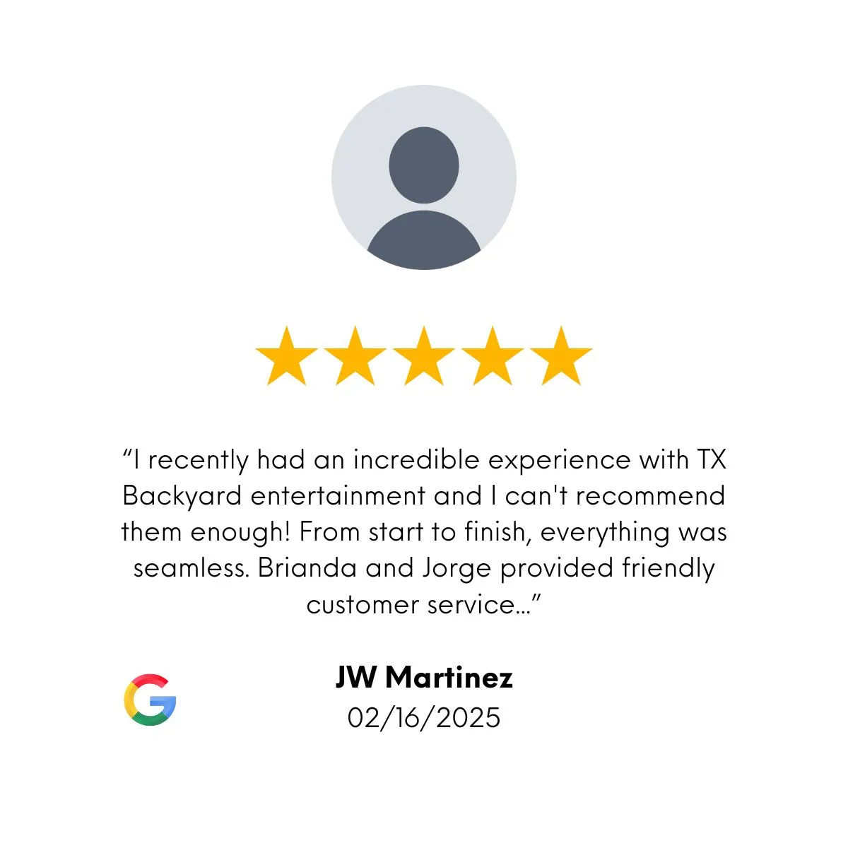 Google Customer Review #1