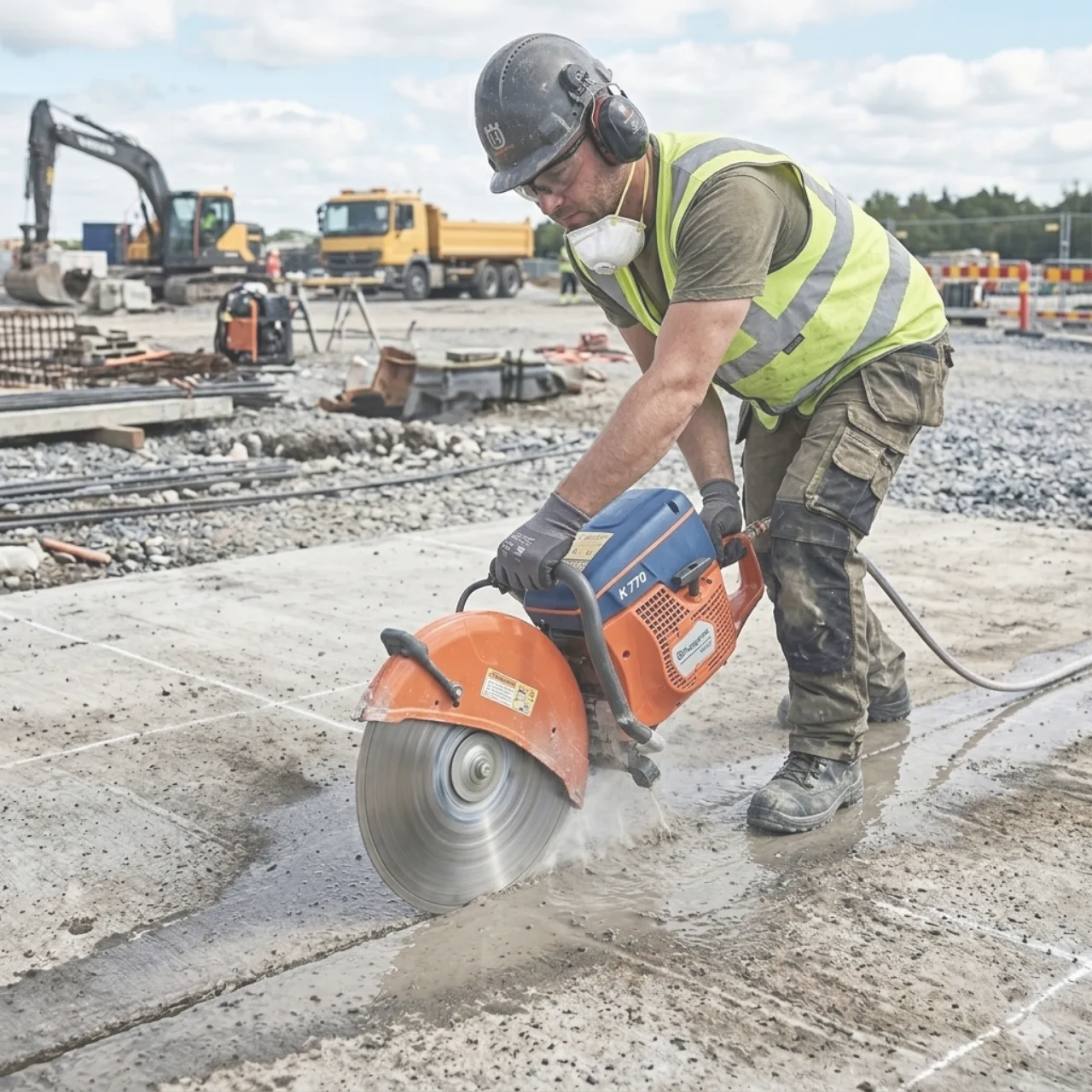 Quick cut, Rotary Hammers, Demo Hammers, Compactors, Flex Drives, Submersible pumps