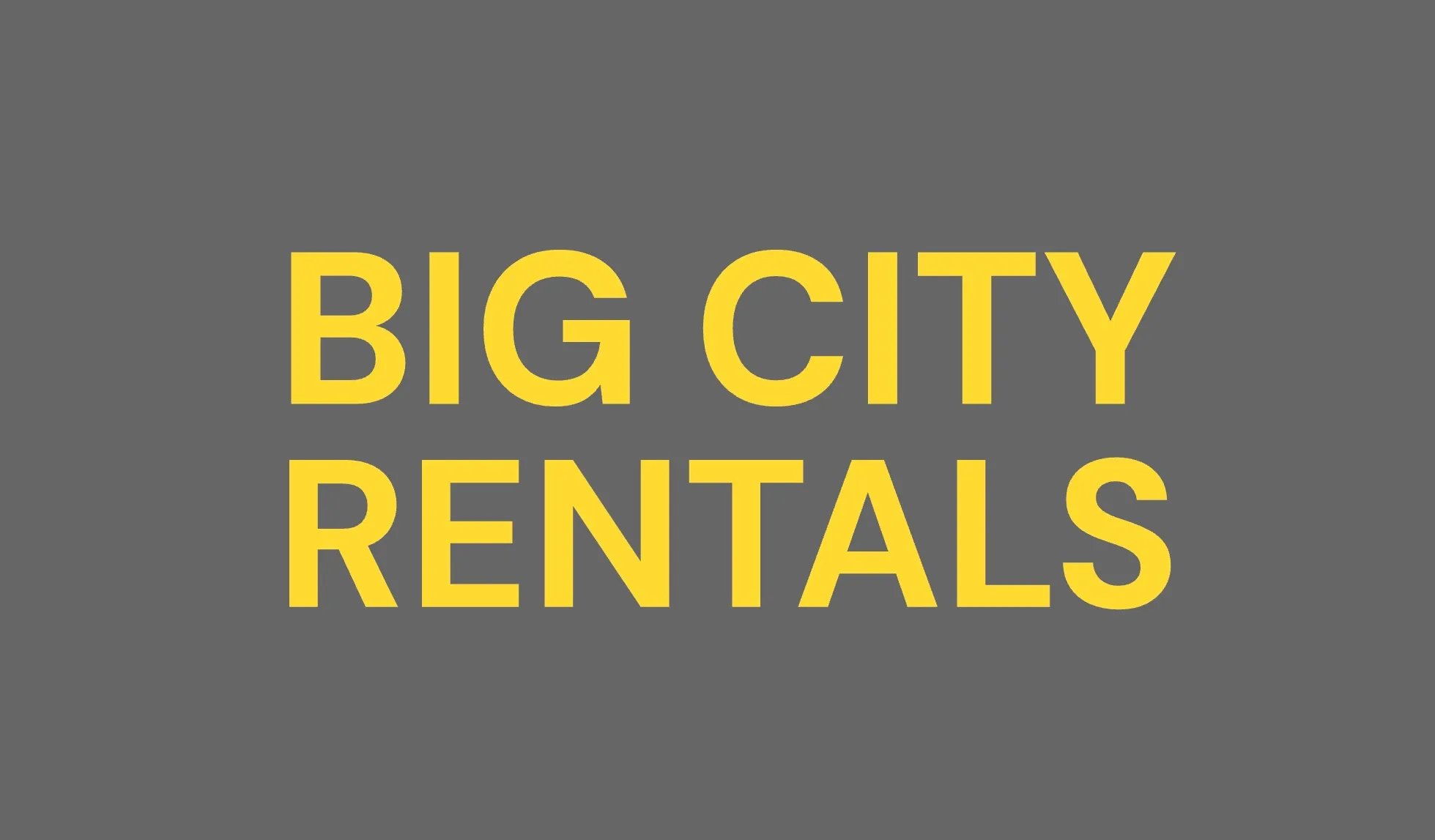 Big City Rentals