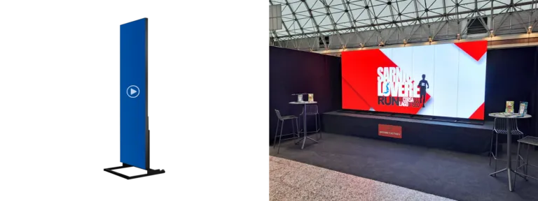 digiframe Digital-Signage-Stele für Events