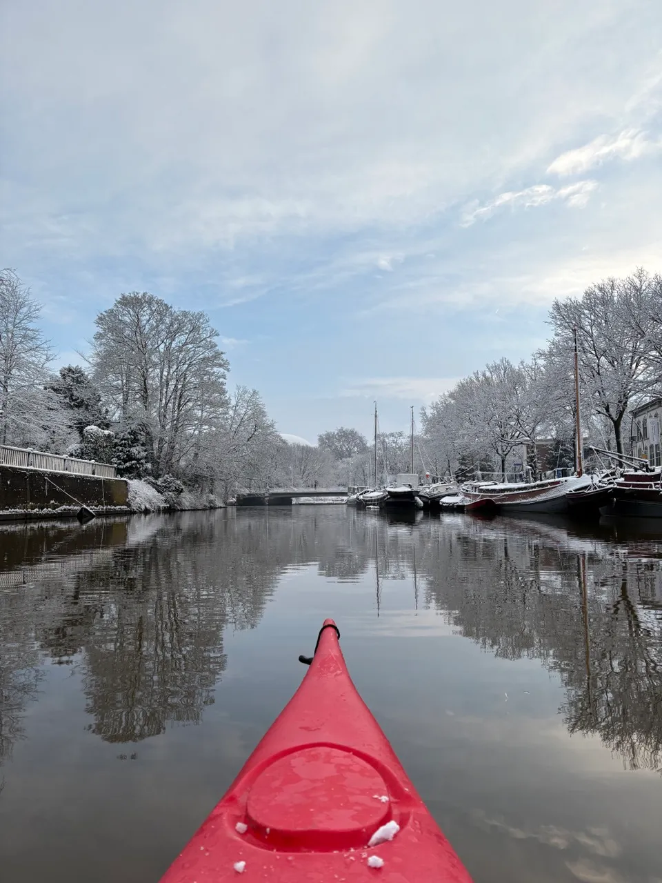 Kanoën en kajakken in de winter Overijssel