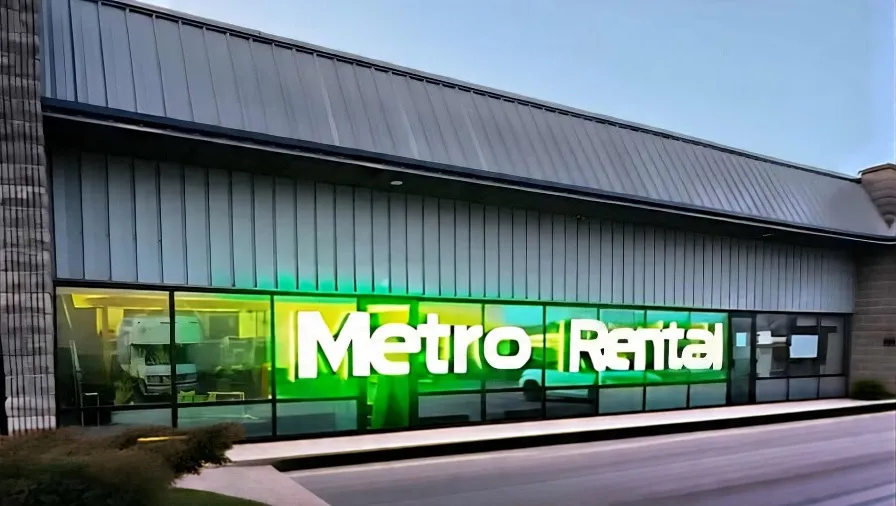 Metro Rental Store Front Building