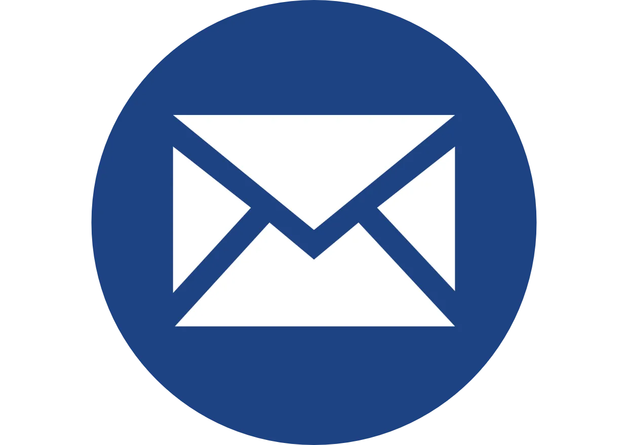 Blue Email Logo
