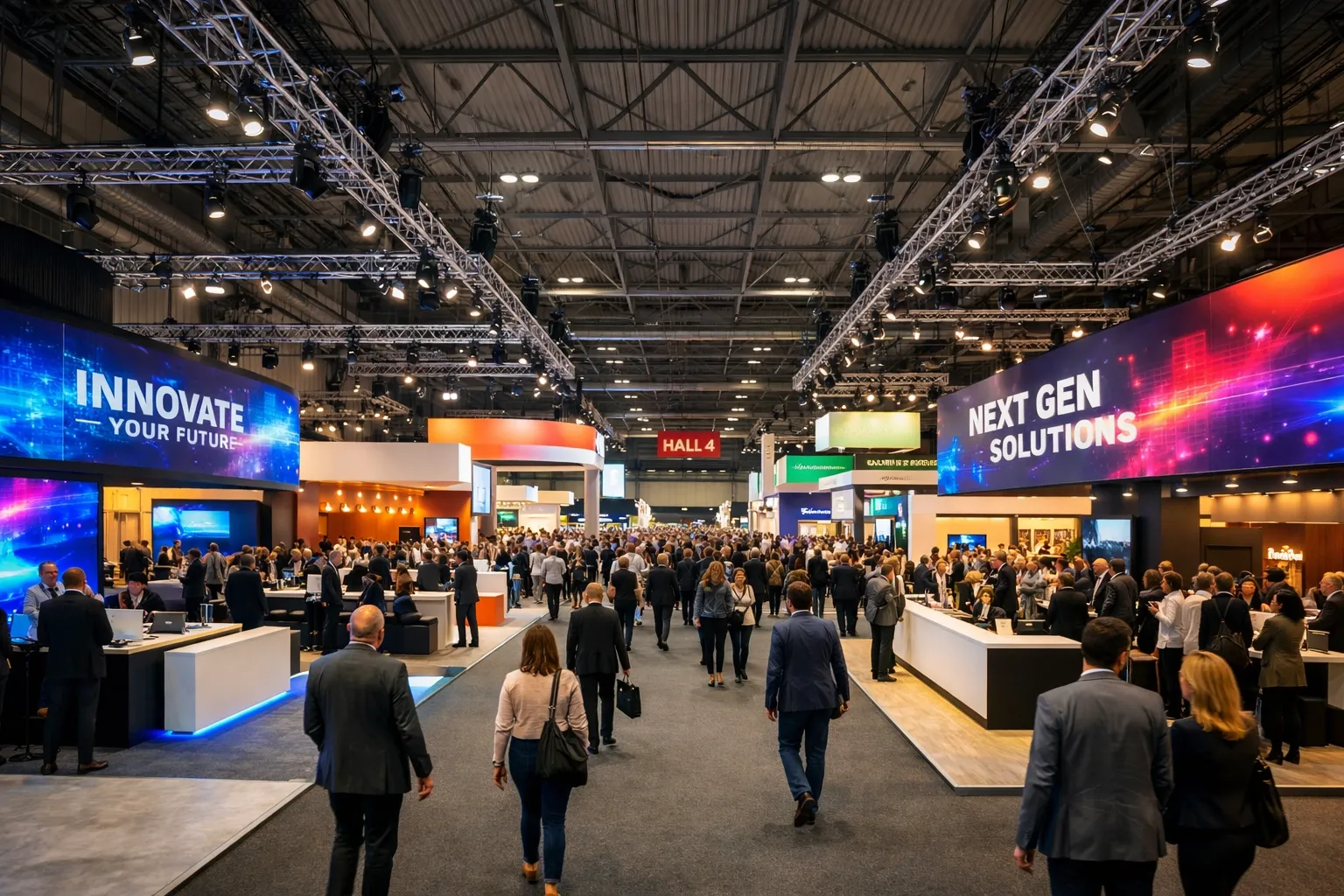 AV equipment installation at the NEC