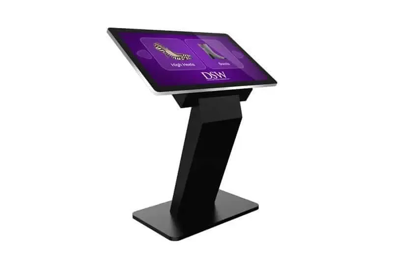 Touch screen on stand
