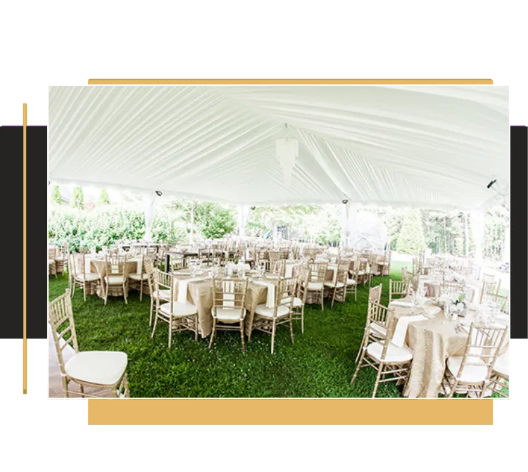 A large event tent