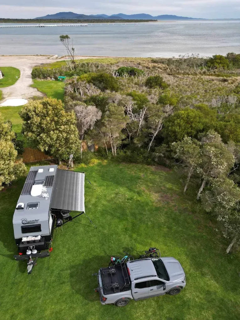 Long Jetty Caravan Park has E-Bikes