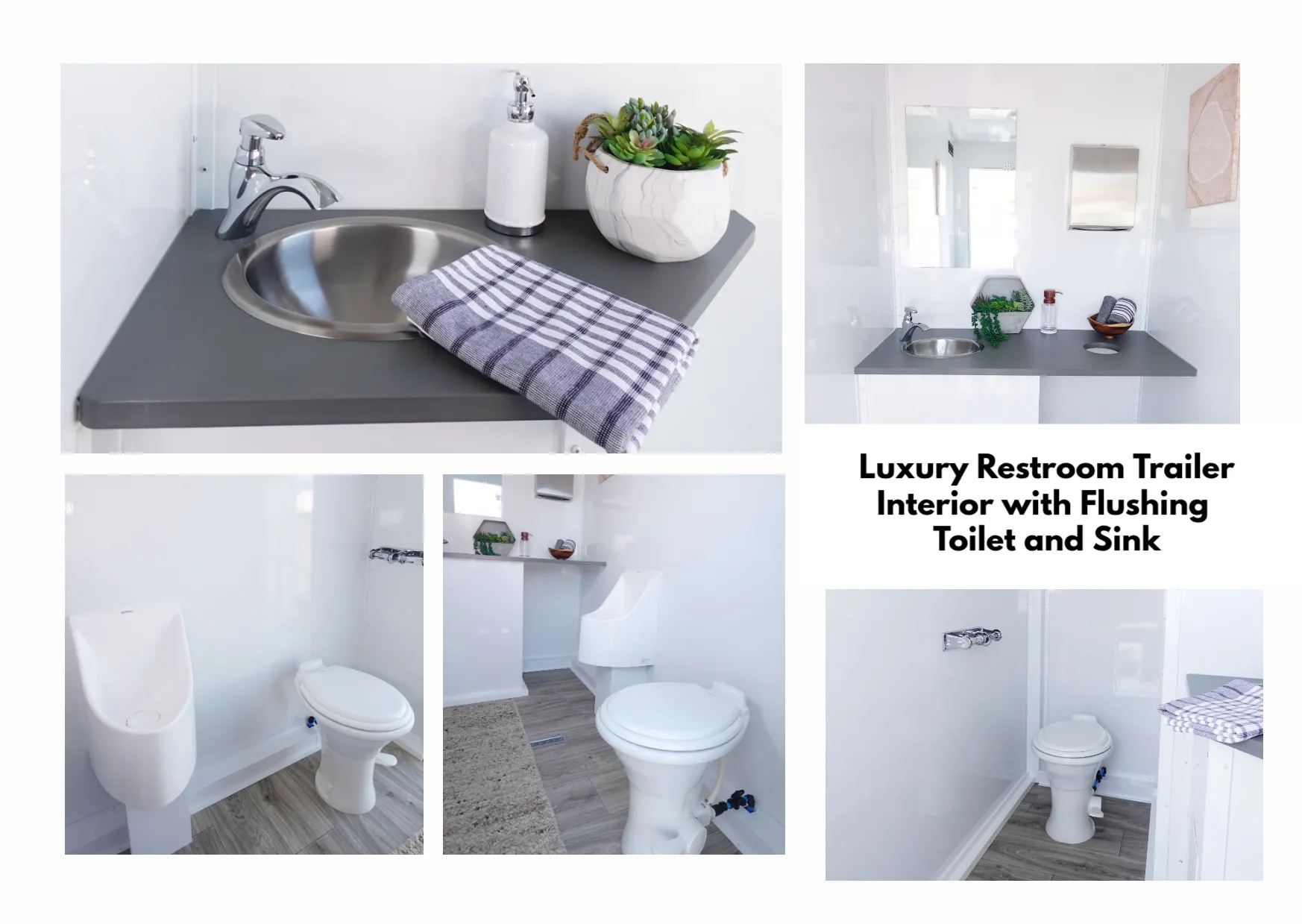 Luxury restroom trailer rentals in Tallahassee, FL