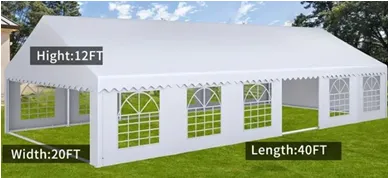 20' x 40' Event Tent (Delivery & set-up included)