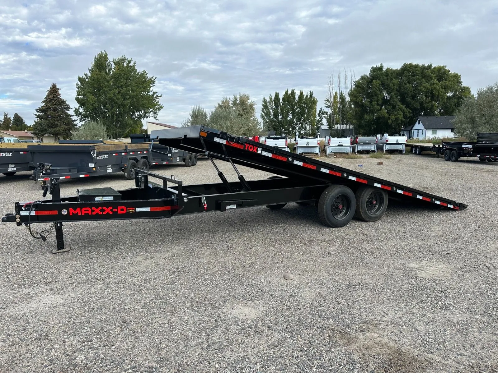 22' Deck-Over Tilt Trailer for Rent