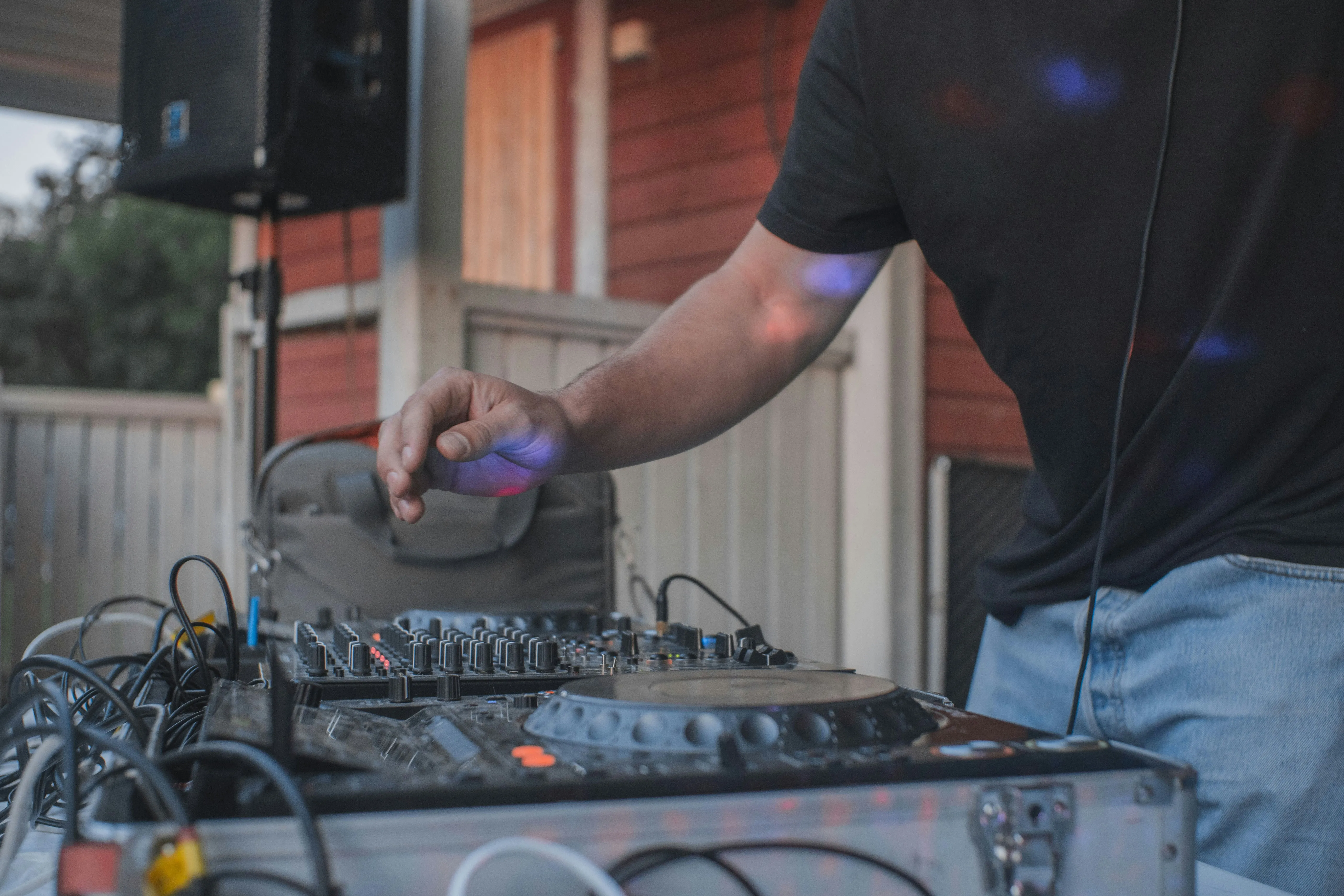 Sound technician perating audio equipment in Port Adelaide Enfield?