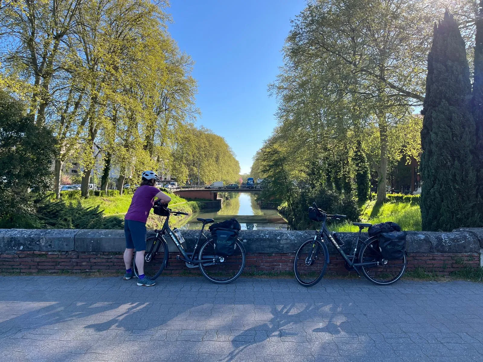 Une pause au bord du Canal du Midi.