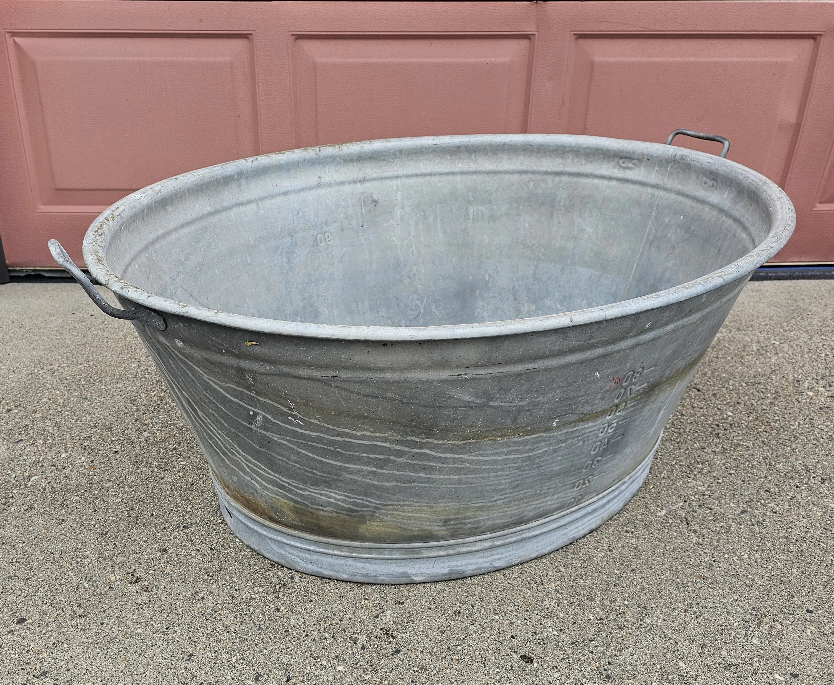90 Liter Galavanized Tub
