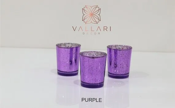 Purple Votive Holder