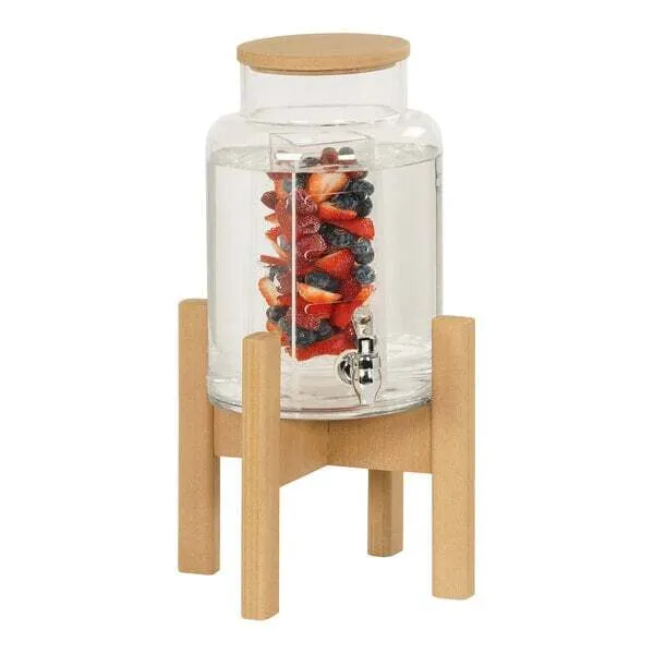Round Glass Beverage Dispenser