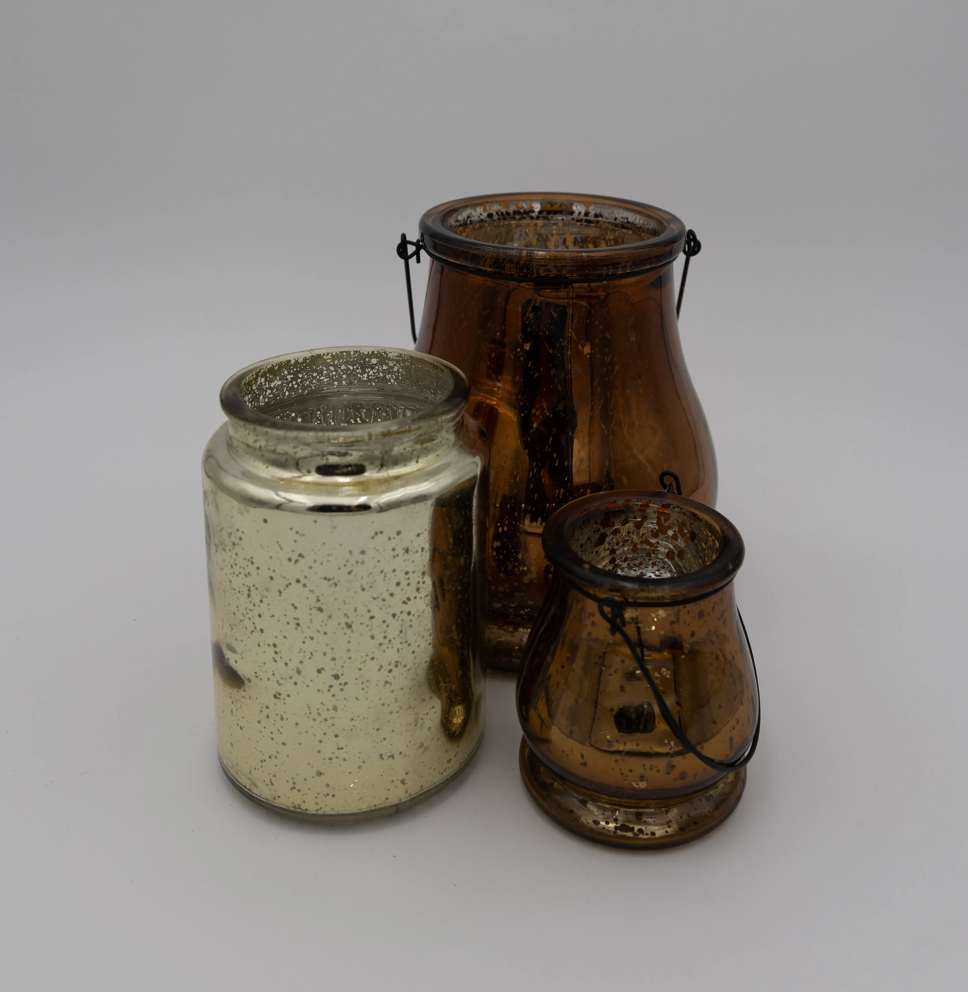 Copper Mercury teardrop lantern