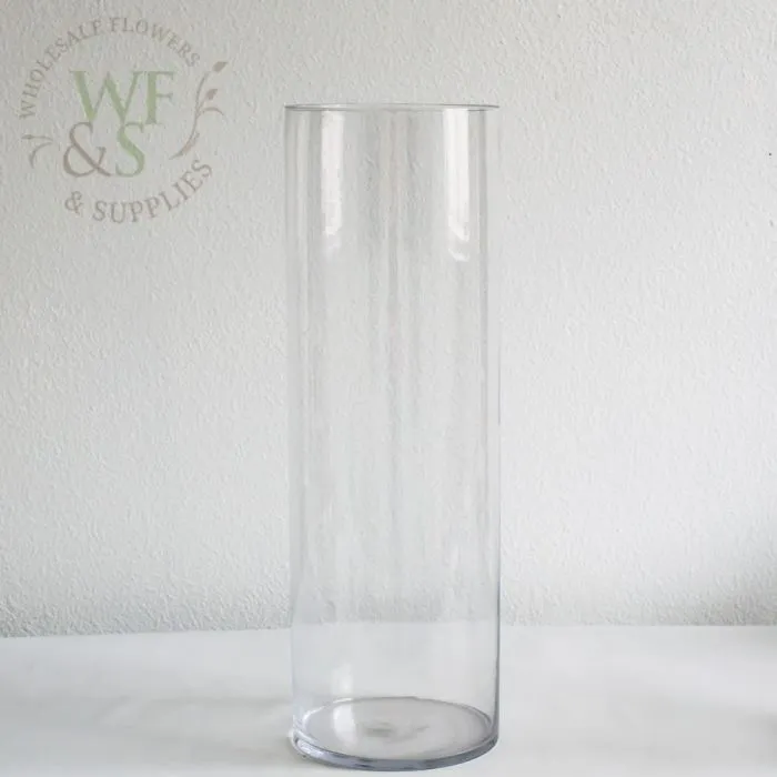7.5" Clear Glass Cylinder