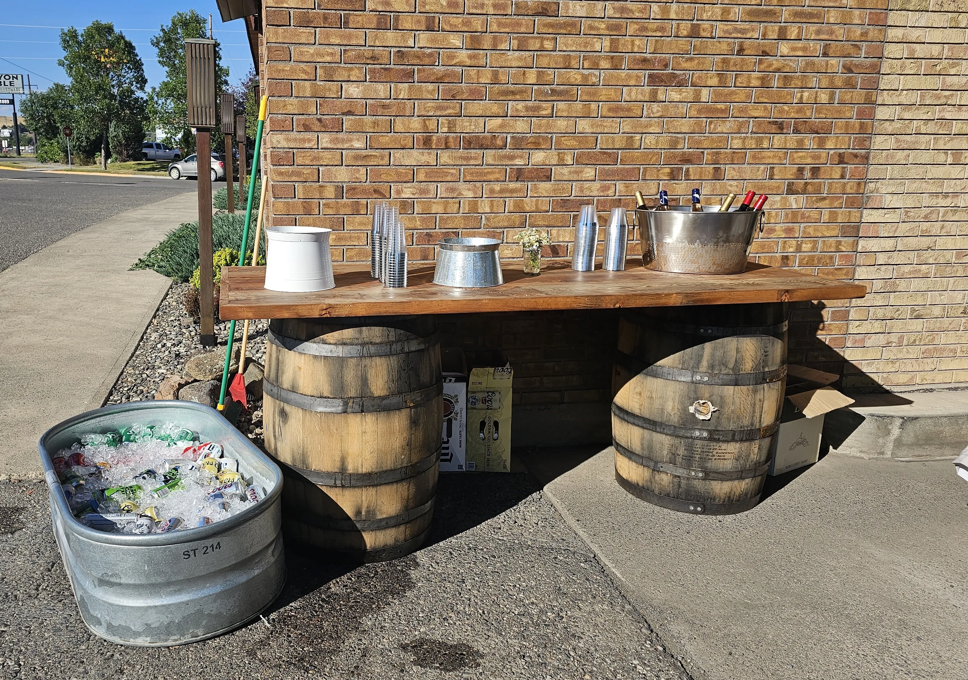 Wine Barrel Bar
