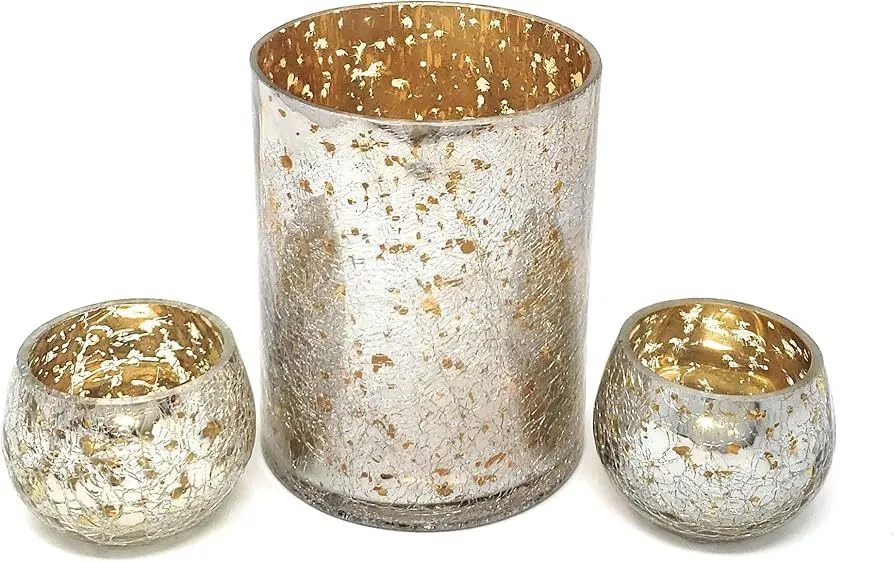 Metallic Gold Votive Holder