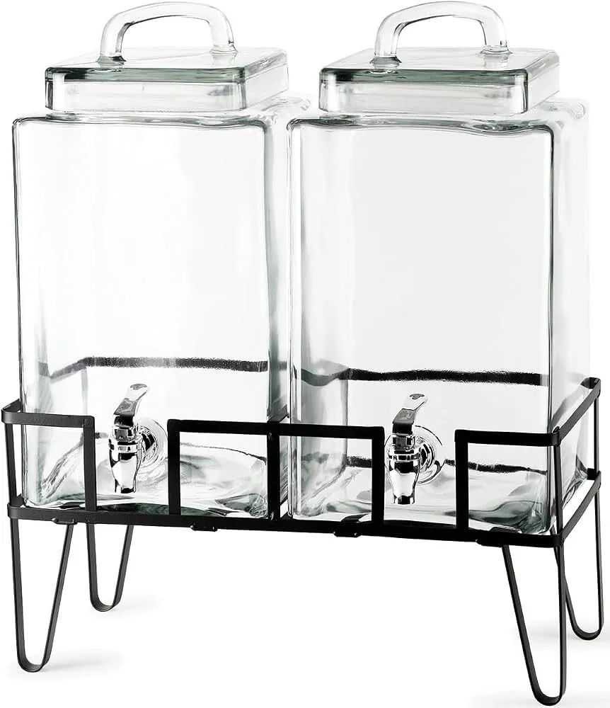 Double Square Drink Dispenser