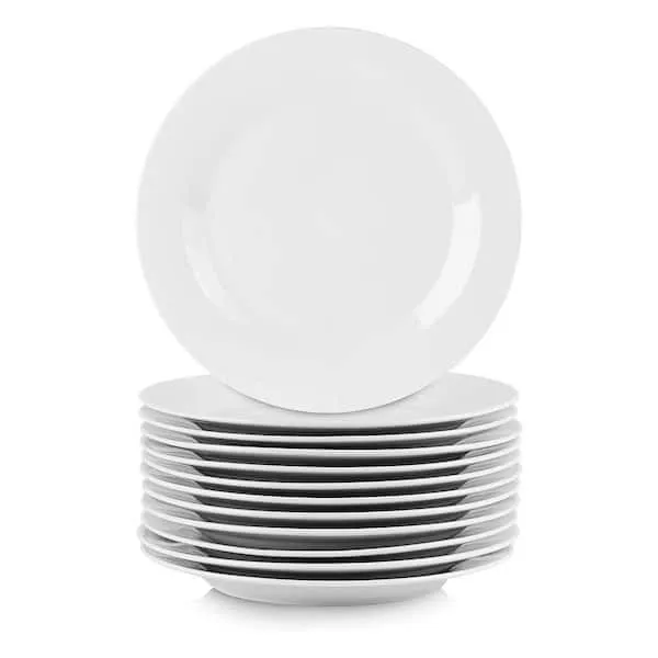 12" White Dinner Plate
