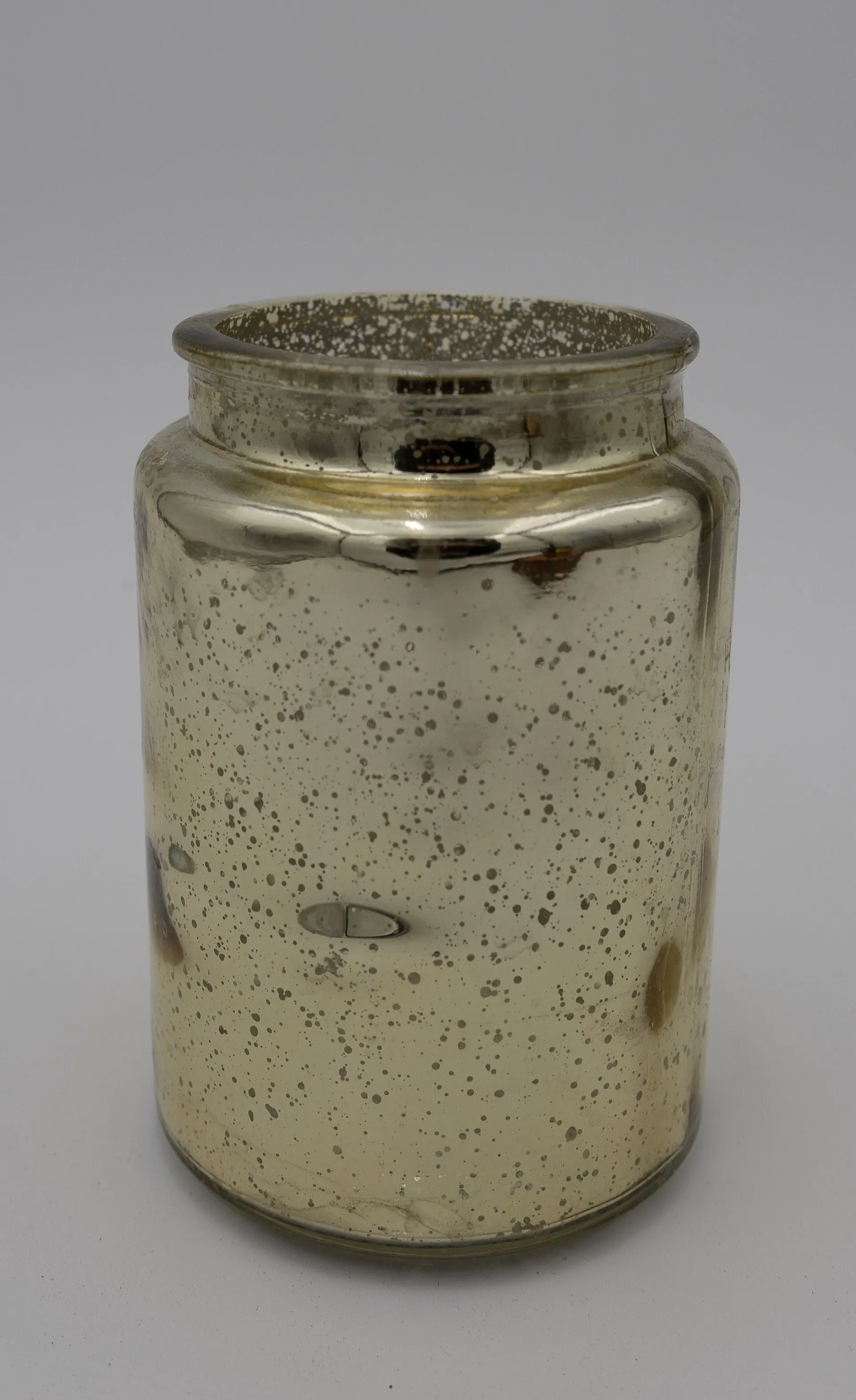 Specled Gold Mercury Candle Holder