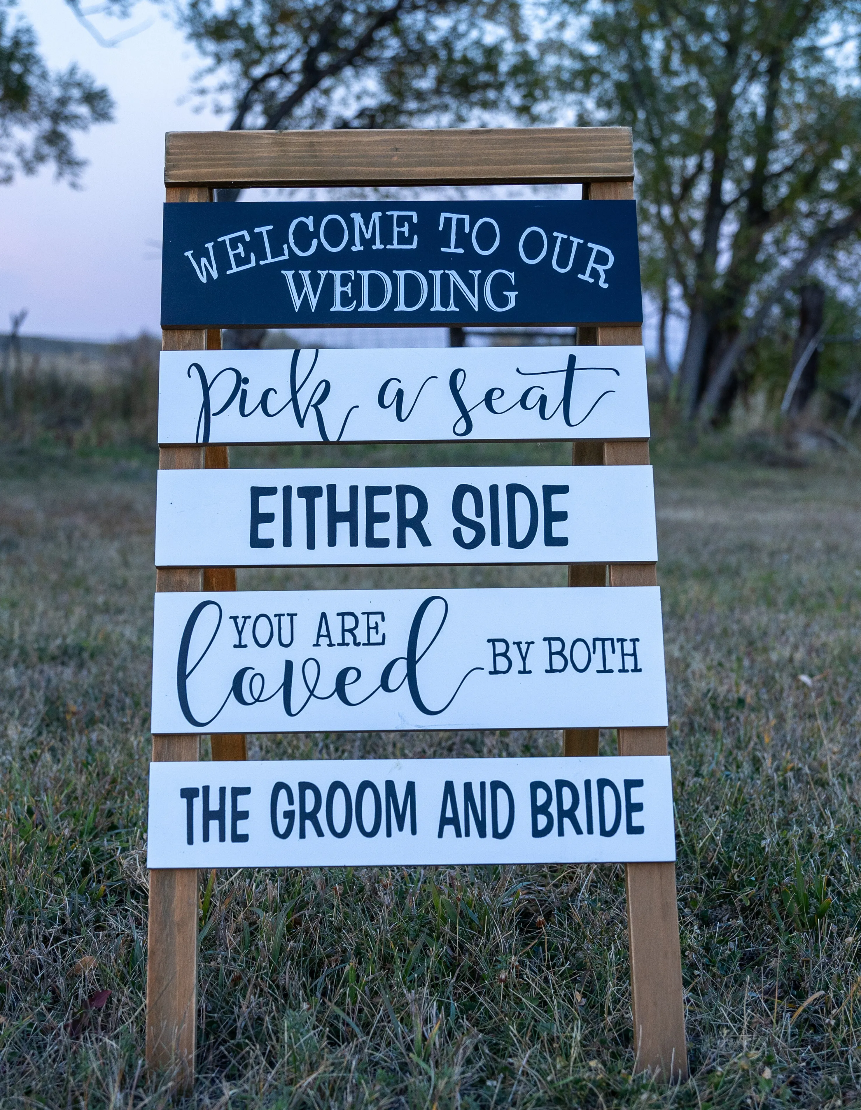 Pick a Seat Sidewalk Sign