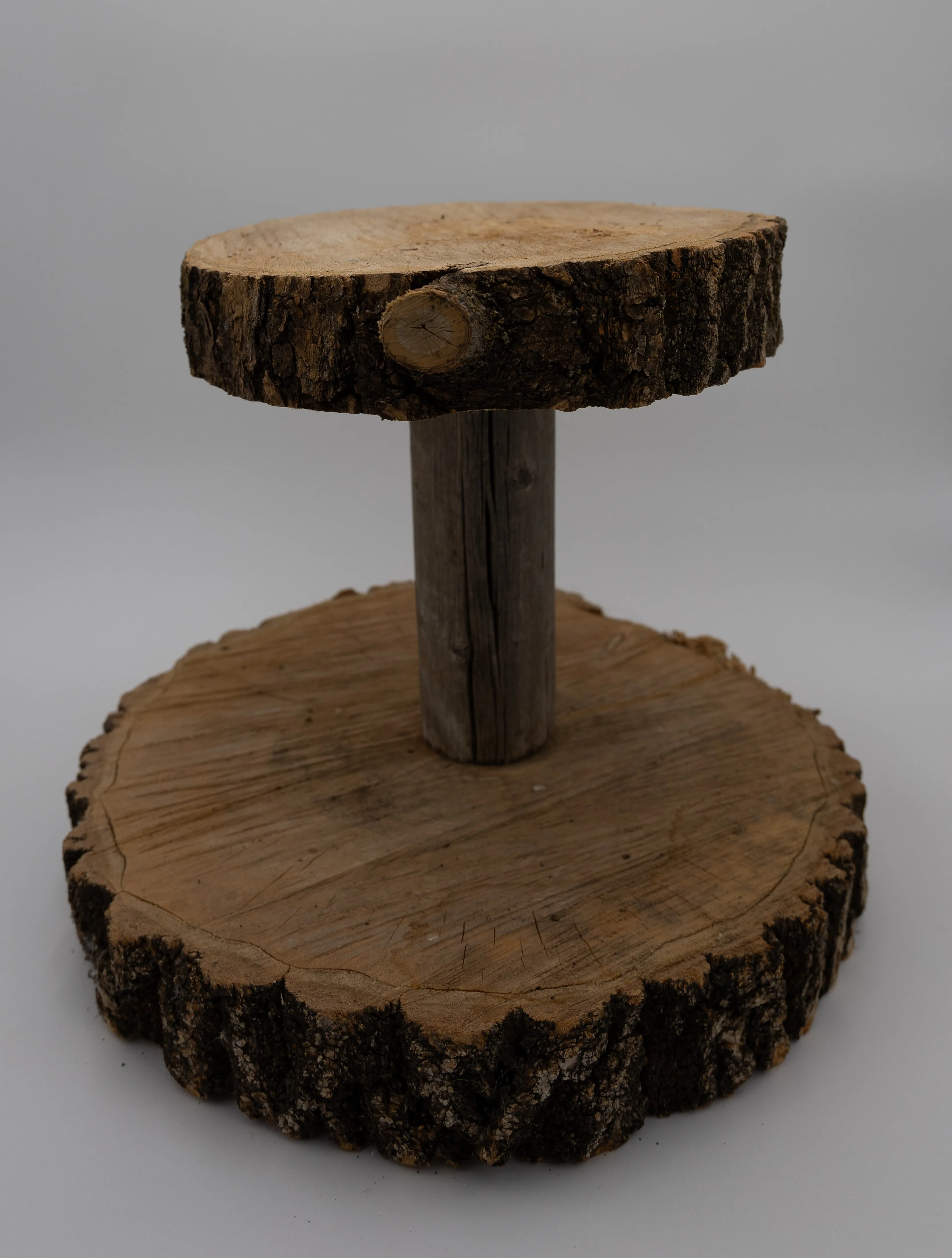 2 Tier Log Cupcake Stand