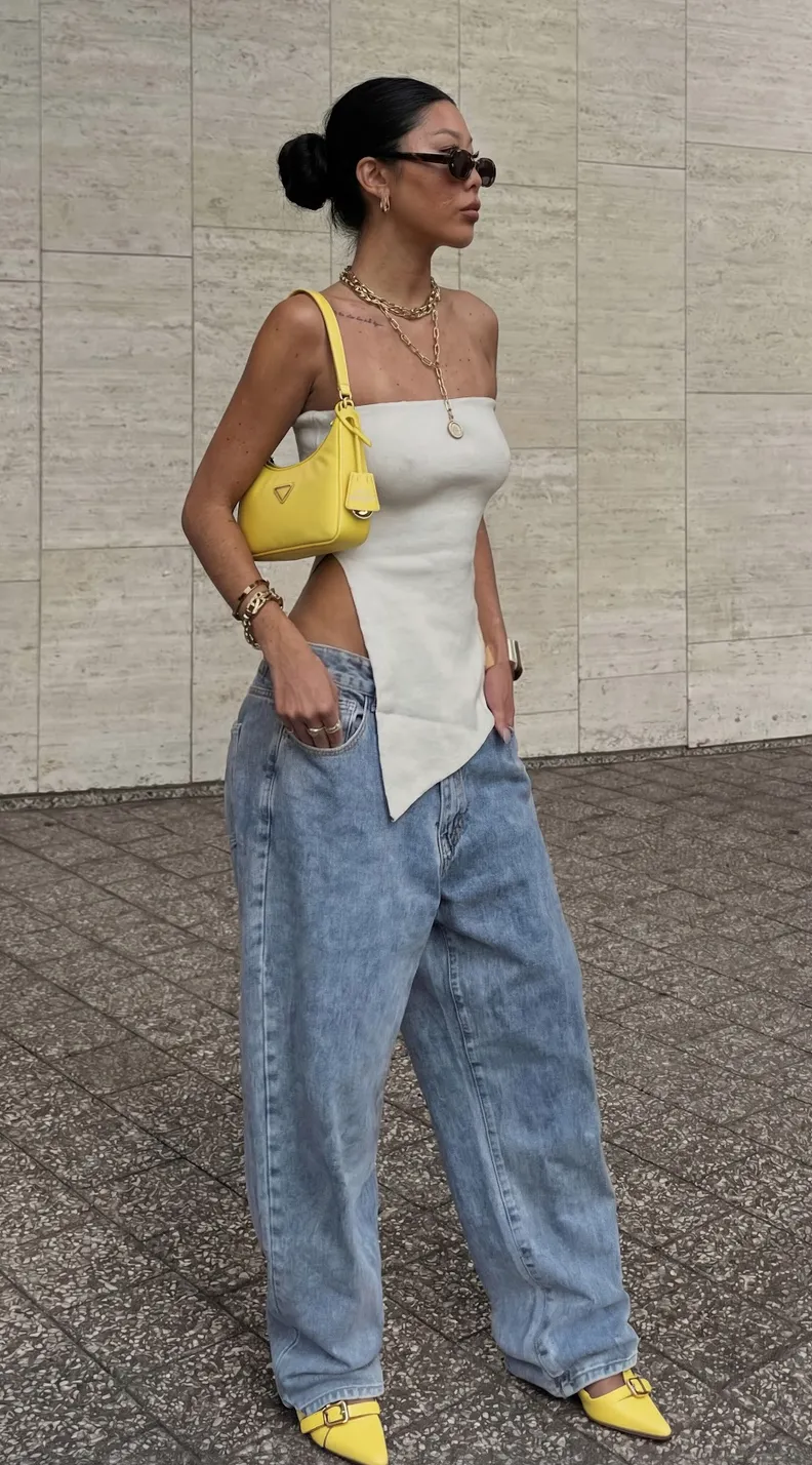 Prada Re-Nylon Shoulder Bag – Yellow