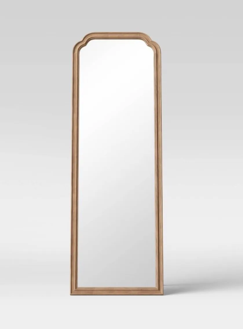 Wood Framed Floor Mirror