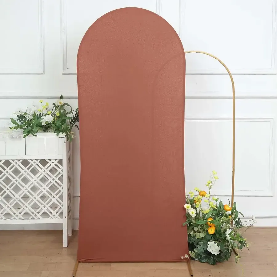 Spandex Arch Cover - Terracotta