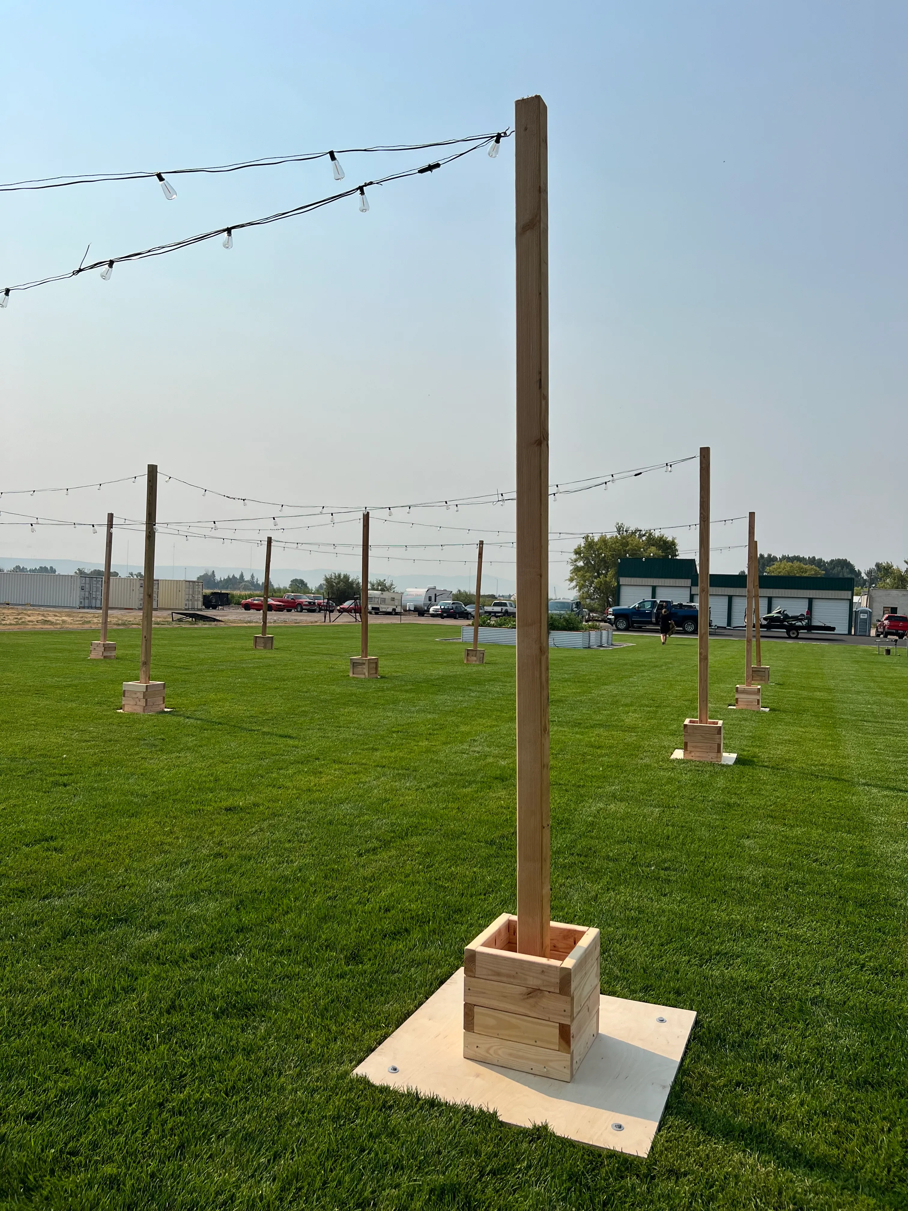 10' Wooden Light Posts