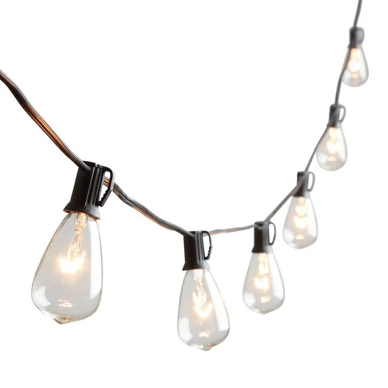 100' Plastic Edison Lights (Neutral Tone)
