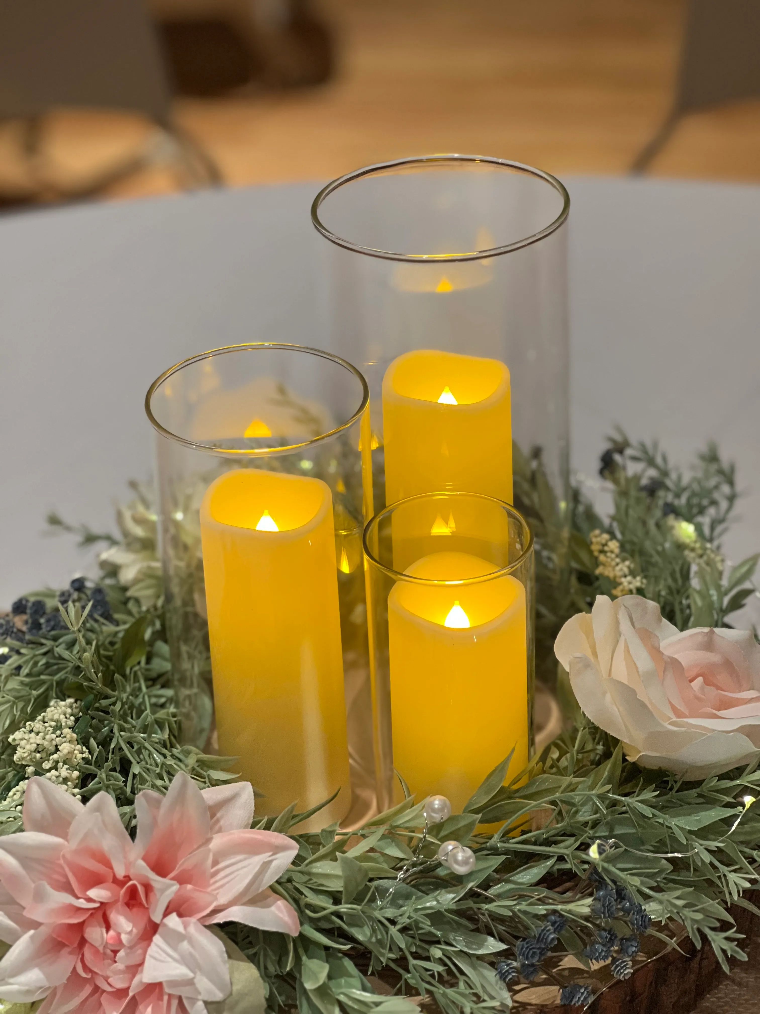 Flameless Pillar Candles