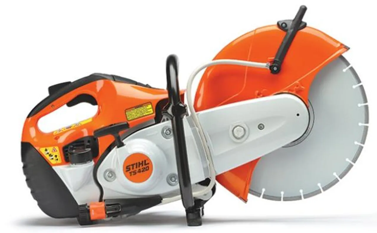 14" Gas Concrete Saw w/ Diamond Blade