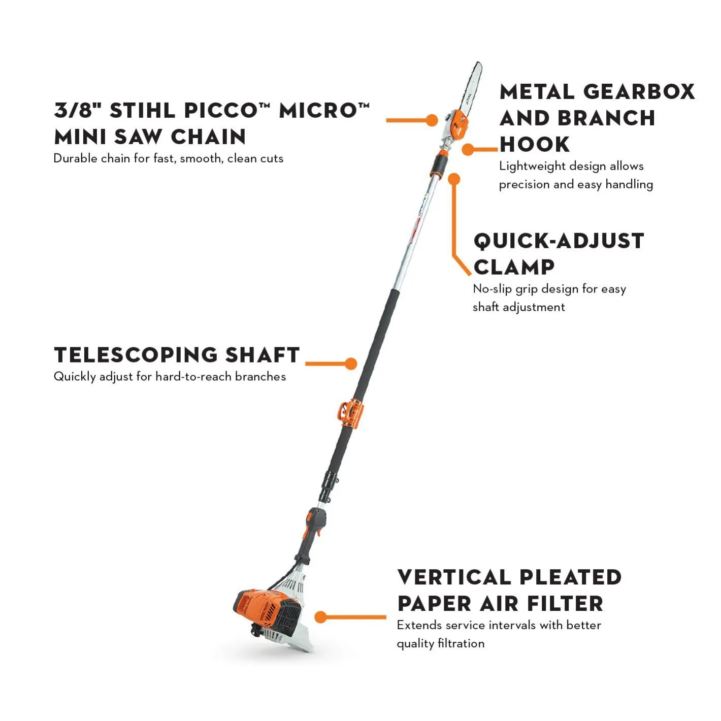 Chainsaw Extendable Polesaw Rental - 13 feet
