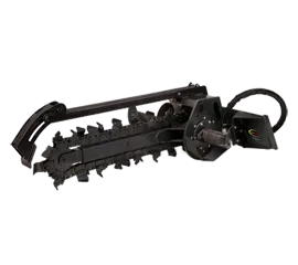 Mini Skid Steer Trencher Attachment Rental - 6" x 36"