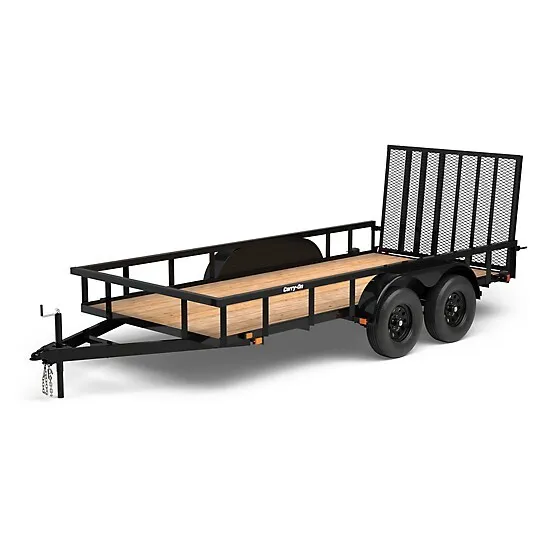 14 Foot Tandem Axle Landscape Trailer