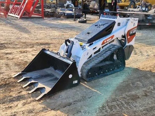 Track Mini Skid Steer w/ Tooth Bucket - 1,000 lb