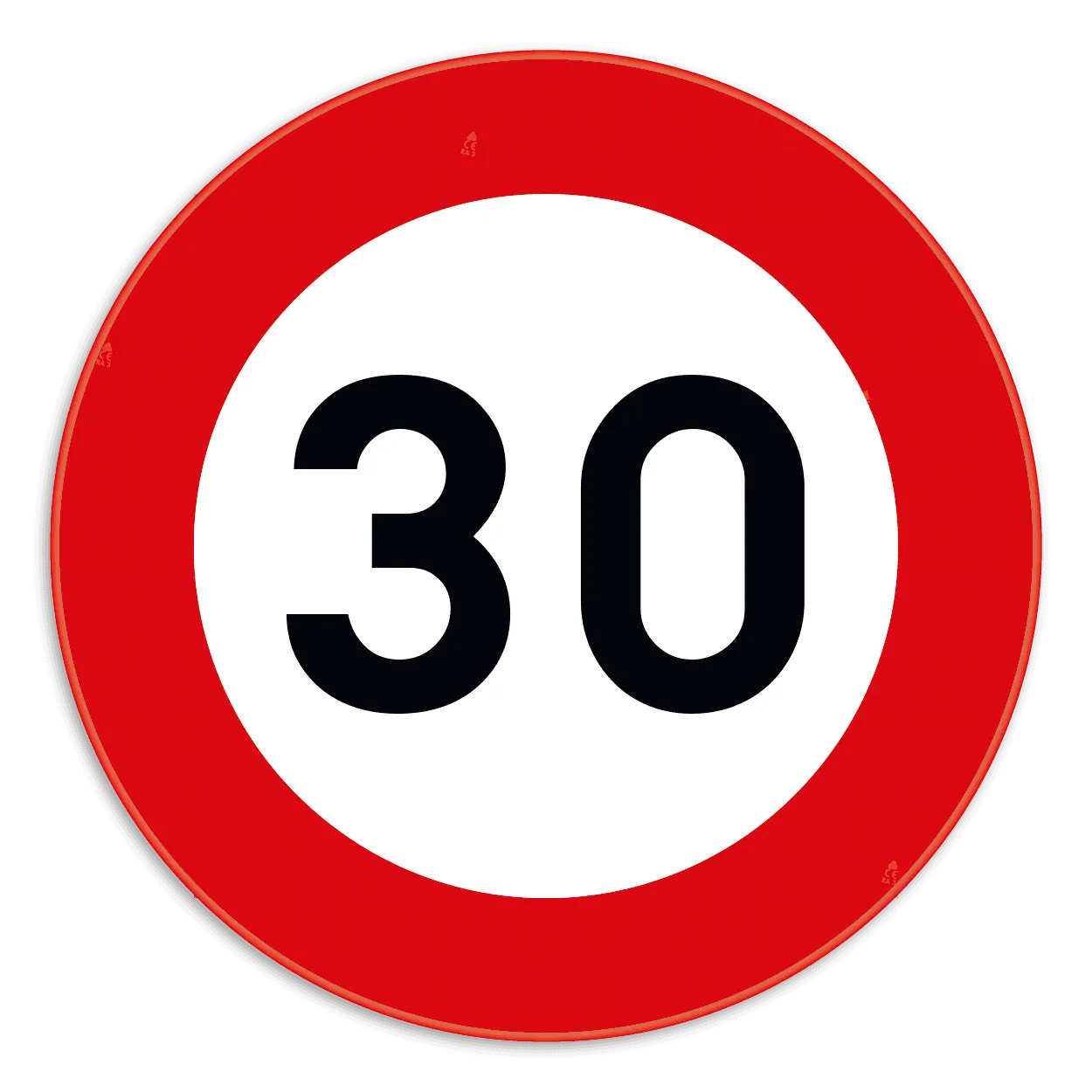 Verkeersbord SB250 C43 - Maximum snelheid 30 km/h