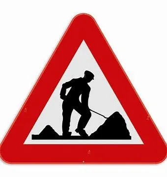 Verkeersbord SB250 A31 - Werken