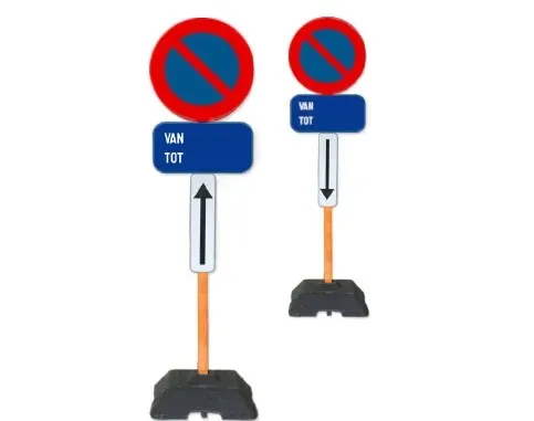 Set E1 parkeerverbodsbord