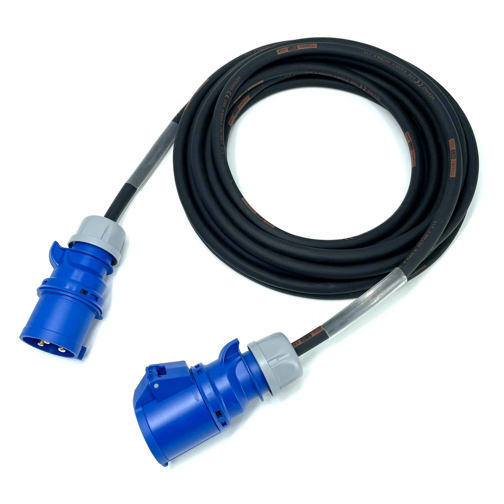 32 Amp 3 Pin 230V IP44 Single Phase Extension Lead (10m)