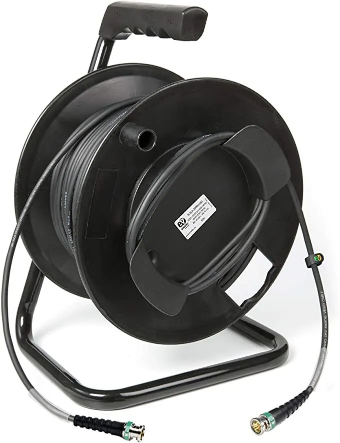 12G SDI cable wind up reel 30 meters