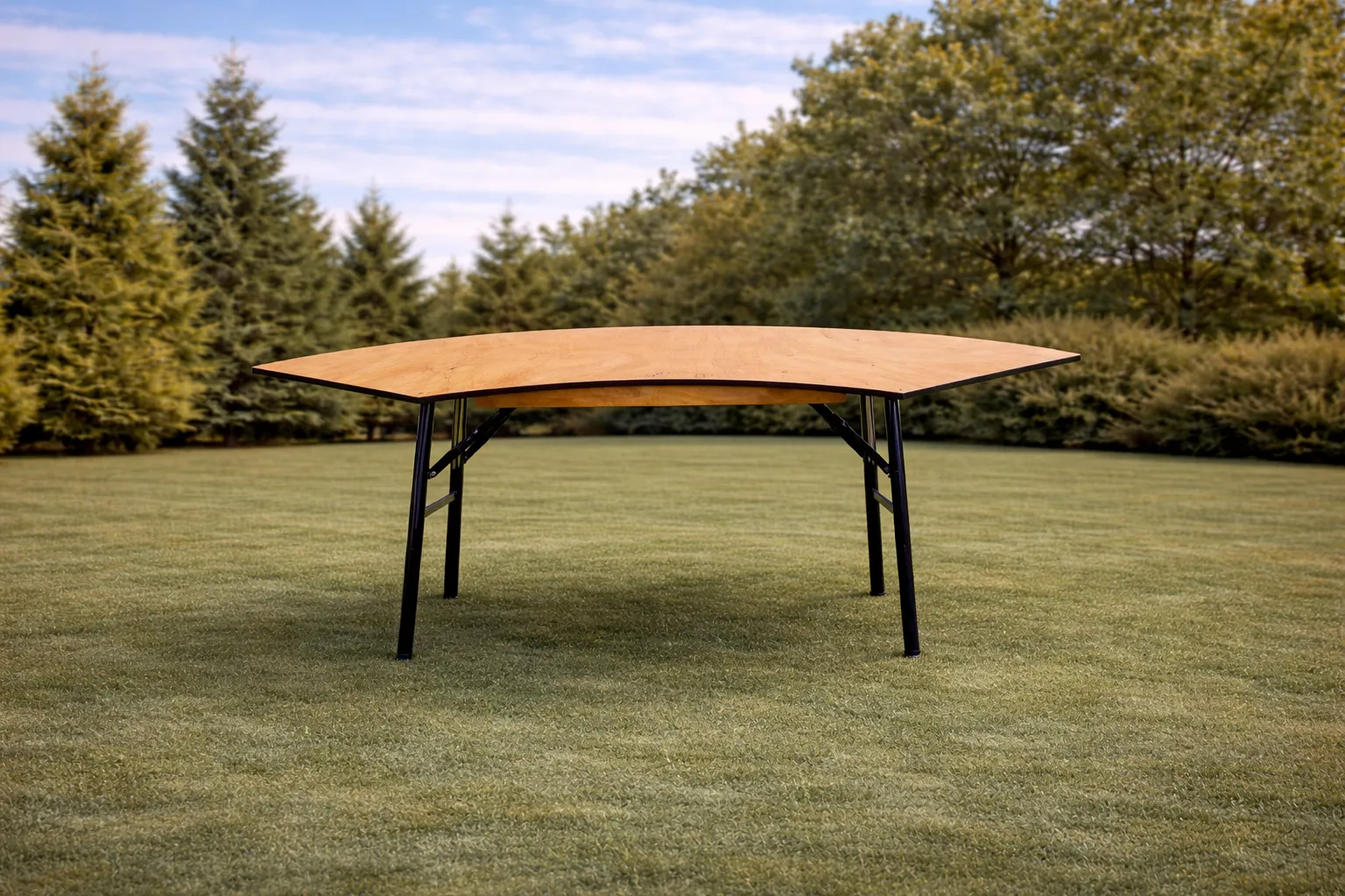 Wood Table Serpentine