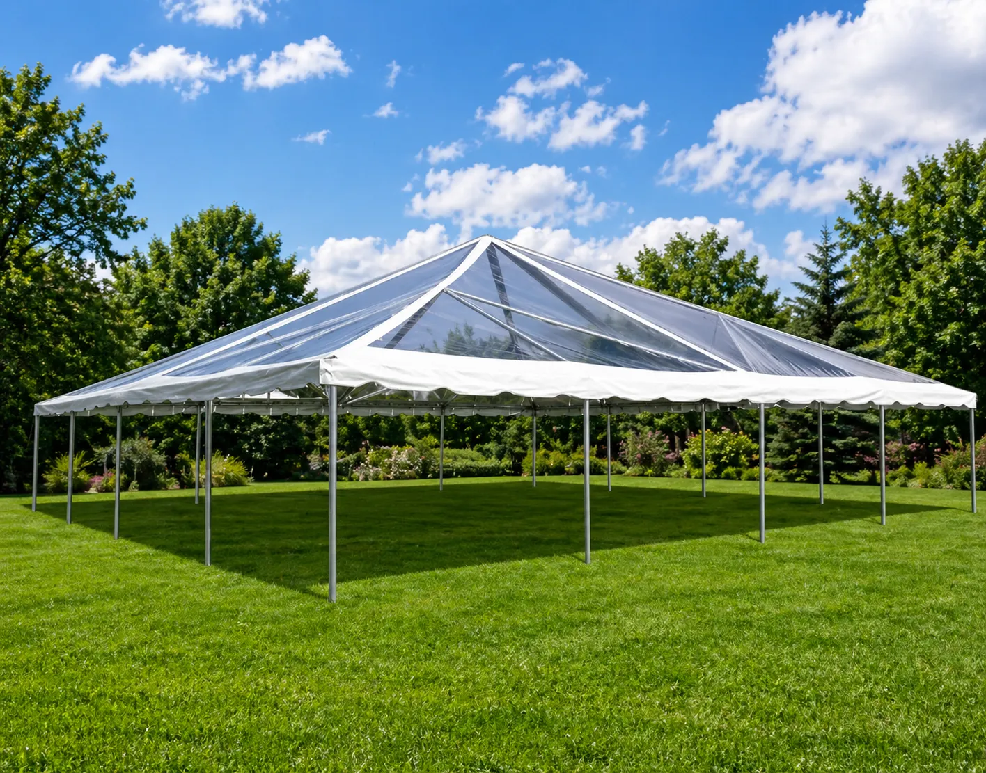 Clear Top 40x'40' Tent (side walls Not included 