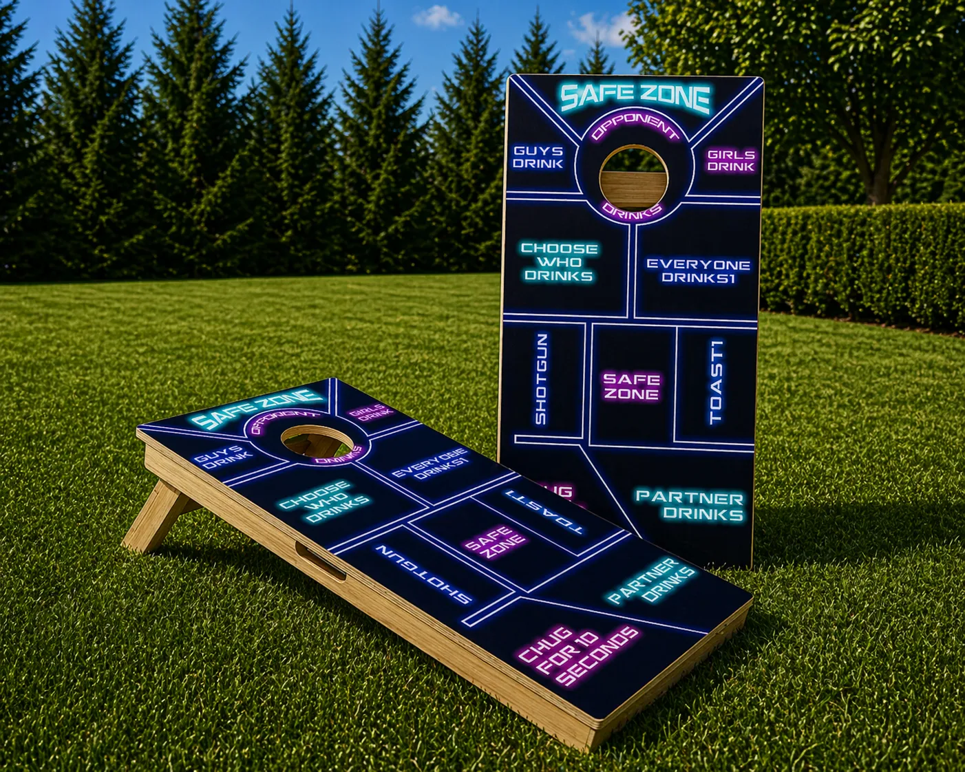  Cornhole / Neon Drinking Game-LED